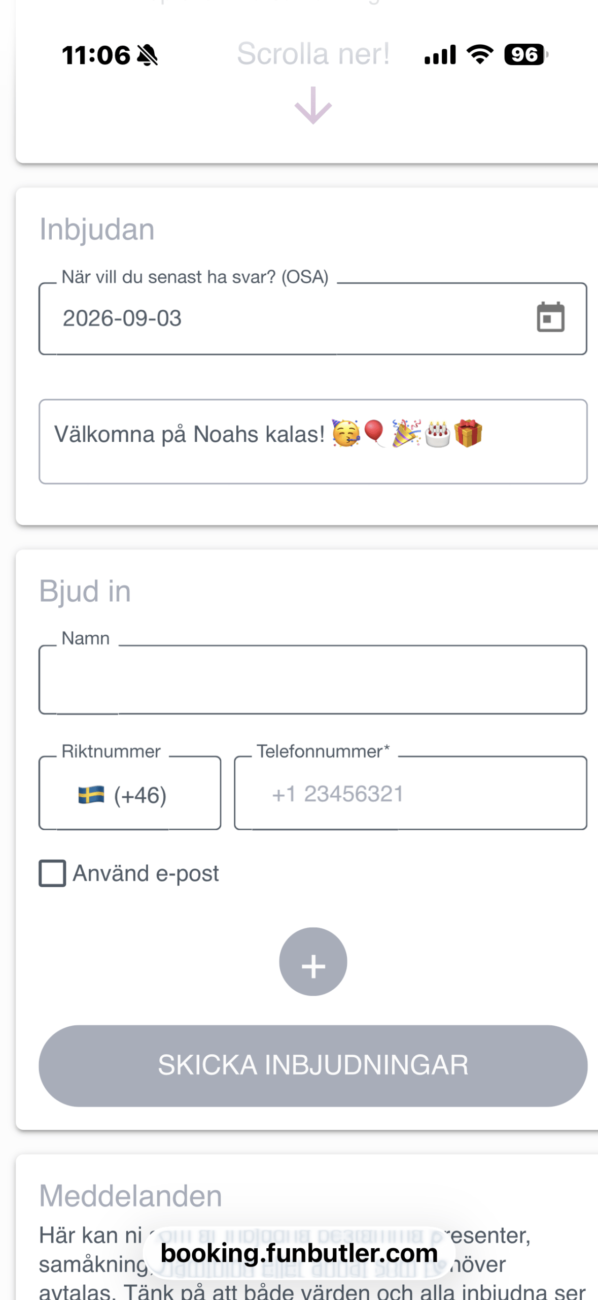 Grupp barn redo för laser battle på Laserdome